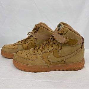 Boy’s Kids Nike Air Force 1 High LV8 Flax Shoes
